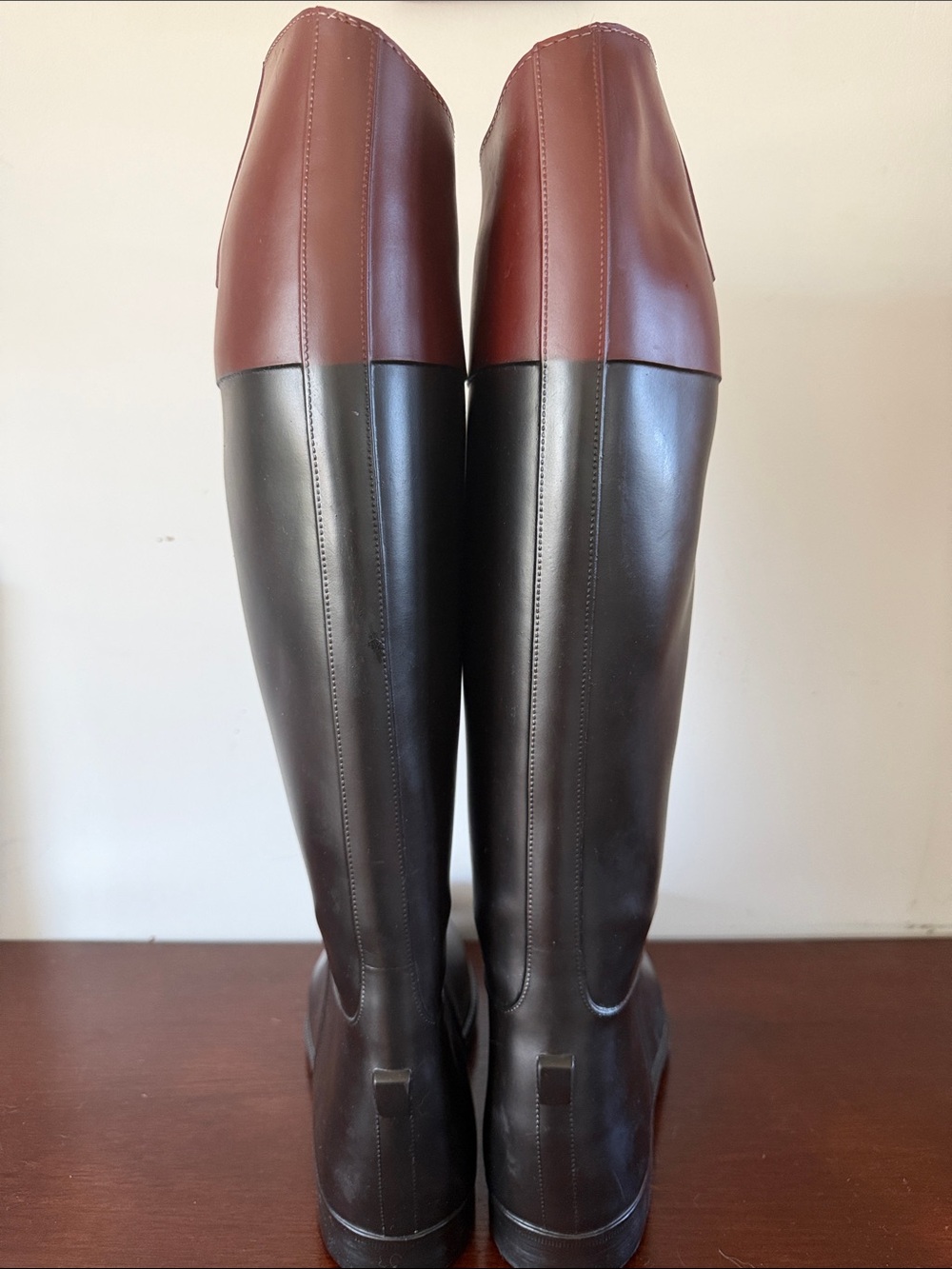 AIGLE Coupe Saumer Jumping Horseback Riding Boots Equestrian France Rubber US 10 - Picture 9 of 16